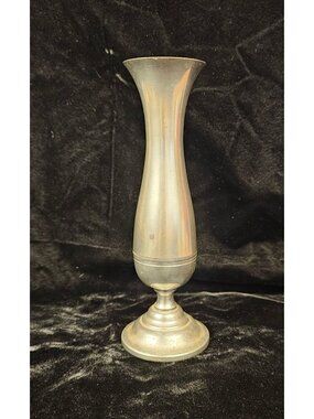 Kirk Stieff Pewter Bud Vase 5.5" Vintage Collectible Flower Holder Elegant Desig